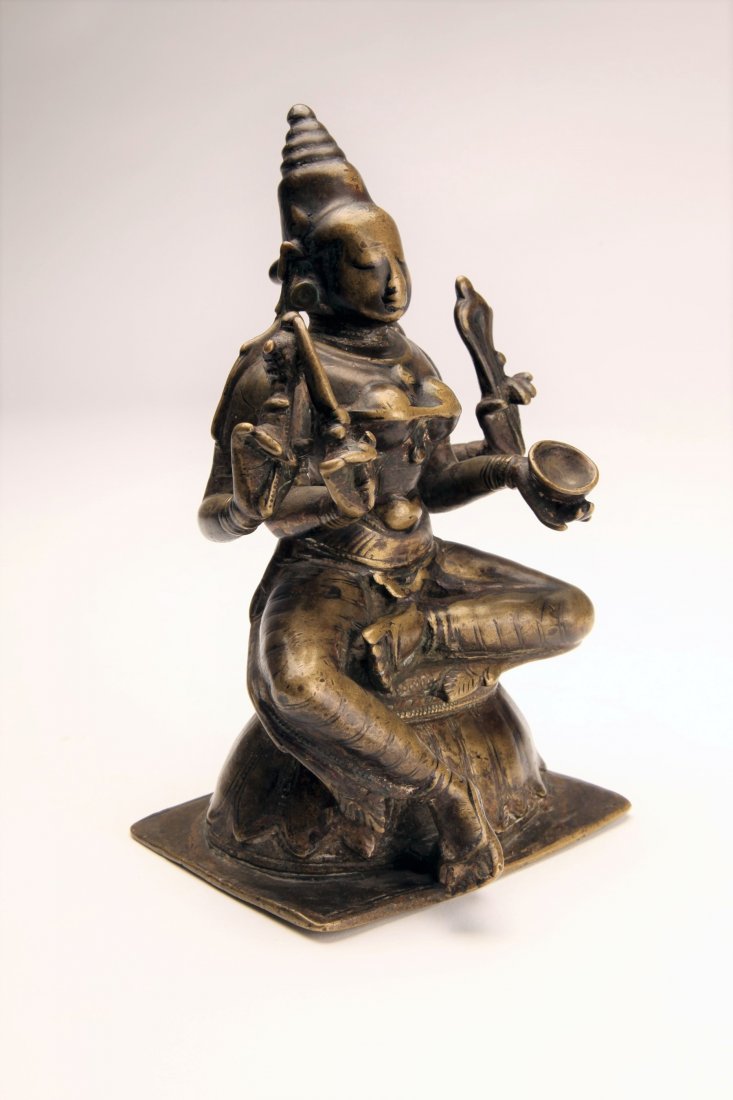 Sizable Antique Indian Hindu Bronze Figure (1 of 5)