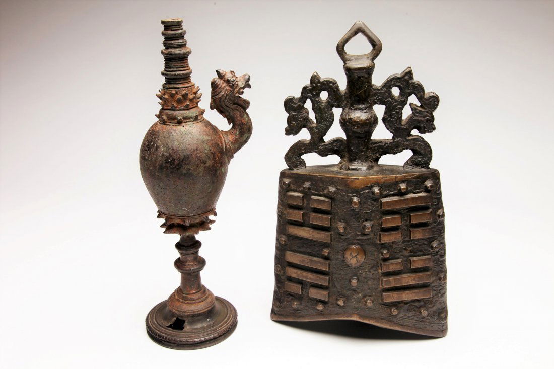 Two Asian Bronze Objects (1 of 3)
