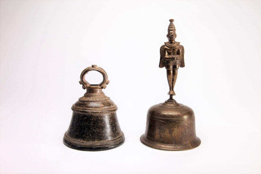Two Indian Bronze Bells (1 of 4)