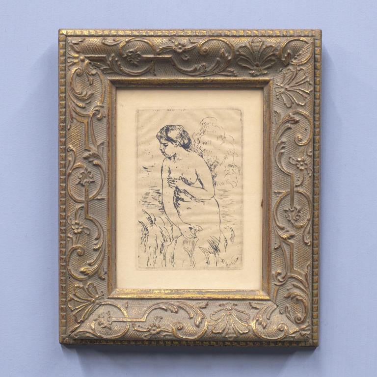 Pierre-Auguste Renoir Etching on Paper C. 1910 (1 of 3)