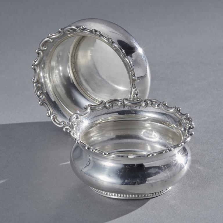 Pair Gorham Sterling Silver Salt Cellars (1 of 2)