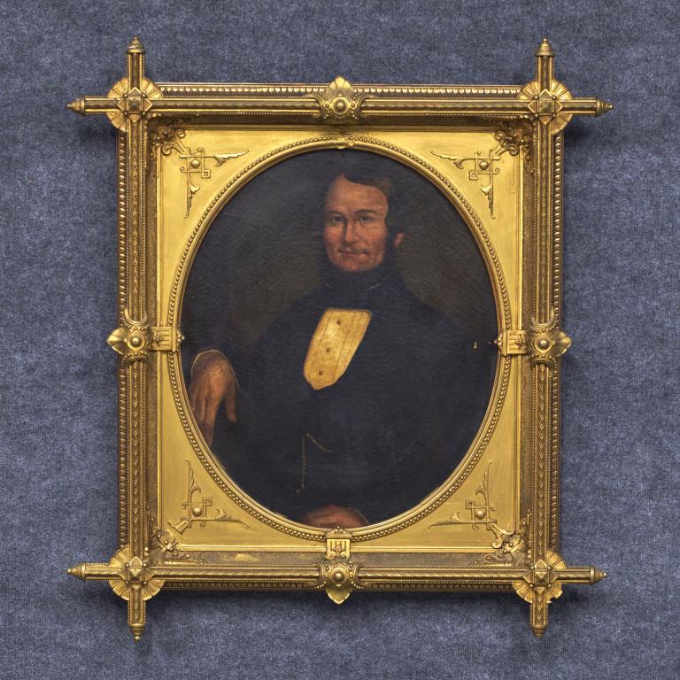 19th C. Oil on Canvas Portrait of a Gentleman (1 of 2)