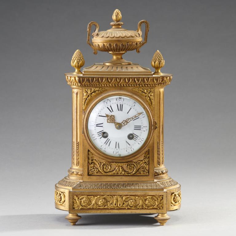 French Gilt Desk Clock (1 of 5)
