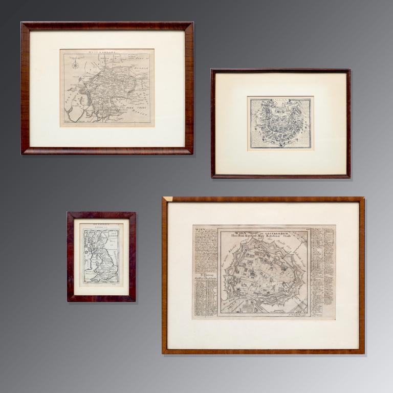 Group of 4 Early European Maps (1 of 5)