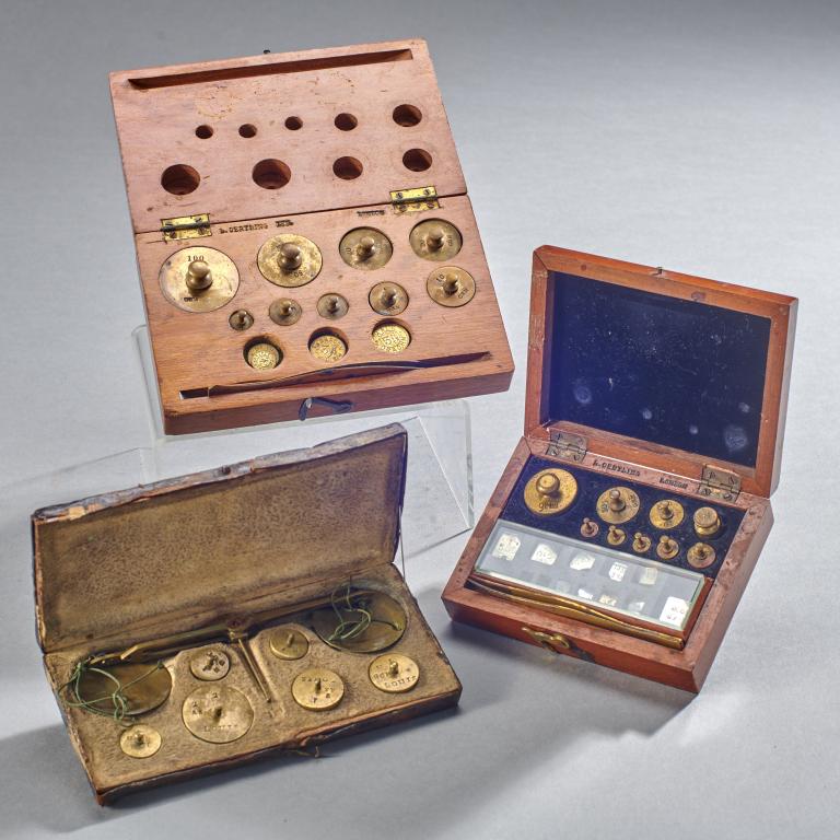 Antique Scale and Weights Group (1 of 3)