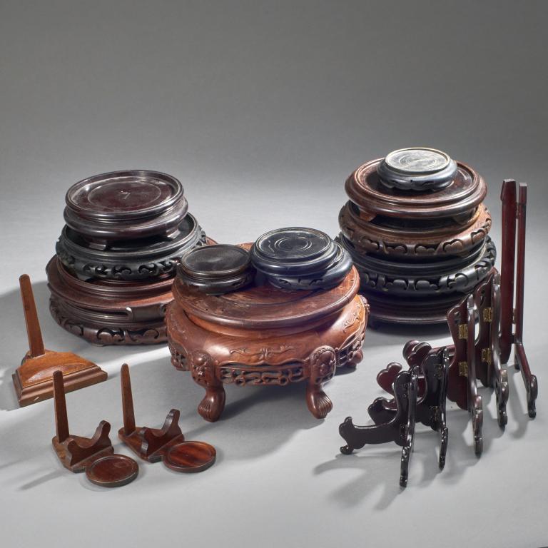 21 Assorted Chinese Wood Stands (1 of 1)