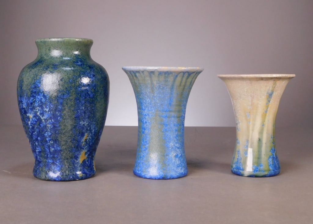3 Pisgah Forest Pottery Vases (1 of 5)