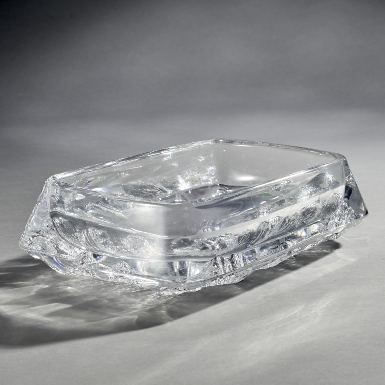 Daum Rectangular Serving Bowl, Signed (1 of 4)