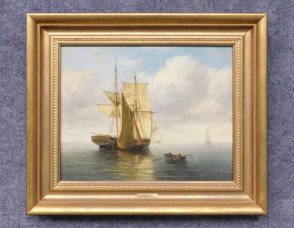 James Hardy Oil on Board, Seascape (1 of 5)