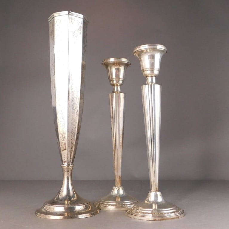 3 Piece Weighted Sterling Silver Group (1 of 3)