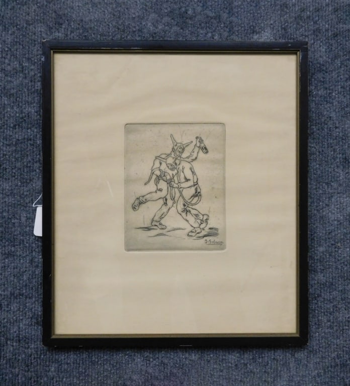 Jose Gutierrez Solano Etching (1 of 3)