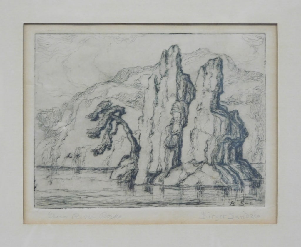 Birger Sandzen Signed Lithograph (1 of 4)