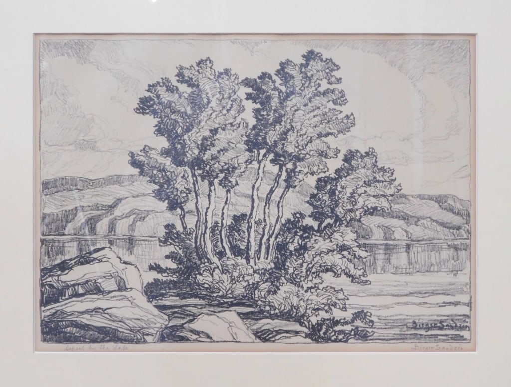 Birger Sandzen Signed Lithograph (1 of 4)