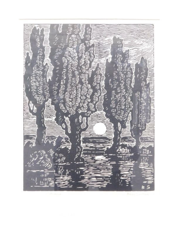 Birger Sandzen Signed Linocut (1 of 4)