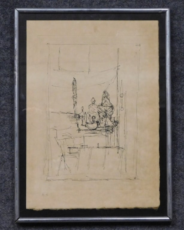 Alberto Giacometti Etching 'Atelier' 9/15 (1 of 5)