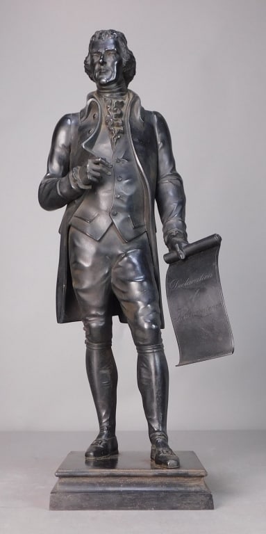 Rare Simeon Devaranne Thomas Jefferson Statue (1 of 7)