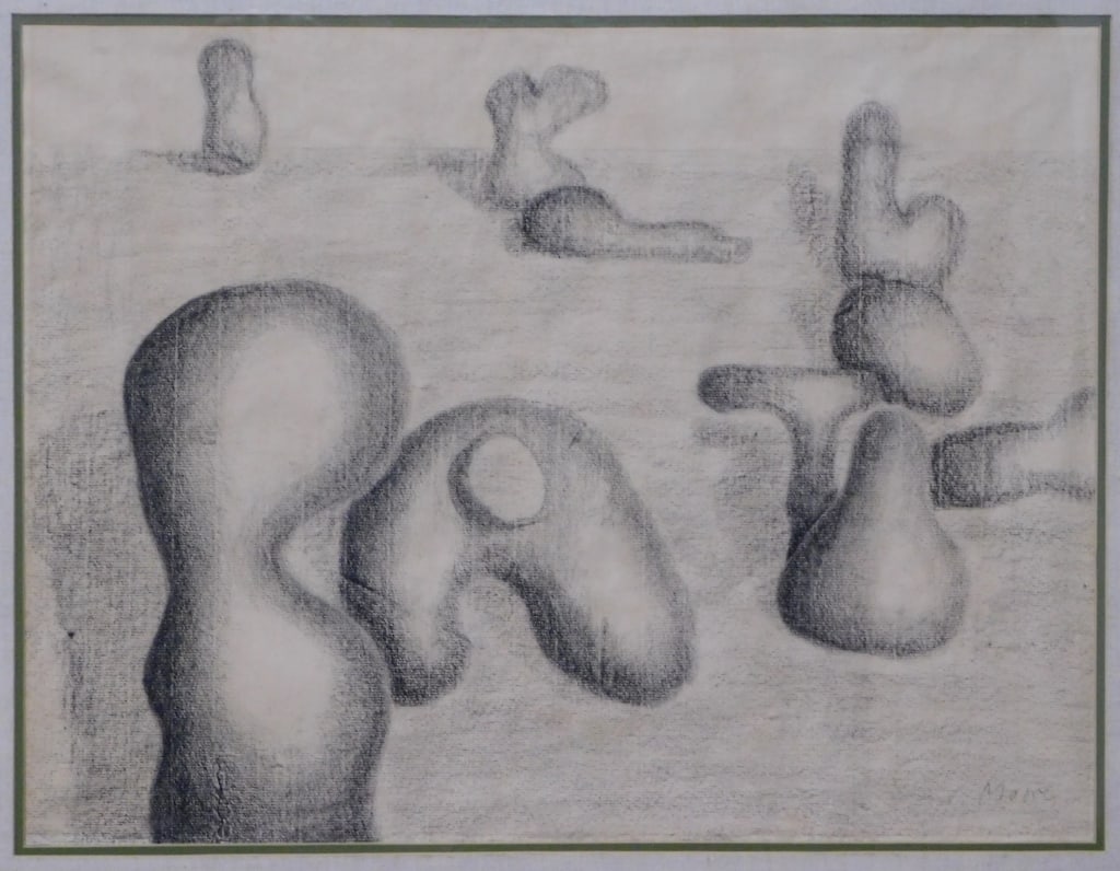 Henry Spencer Moore Sketches of Sculptures (1 of 7)