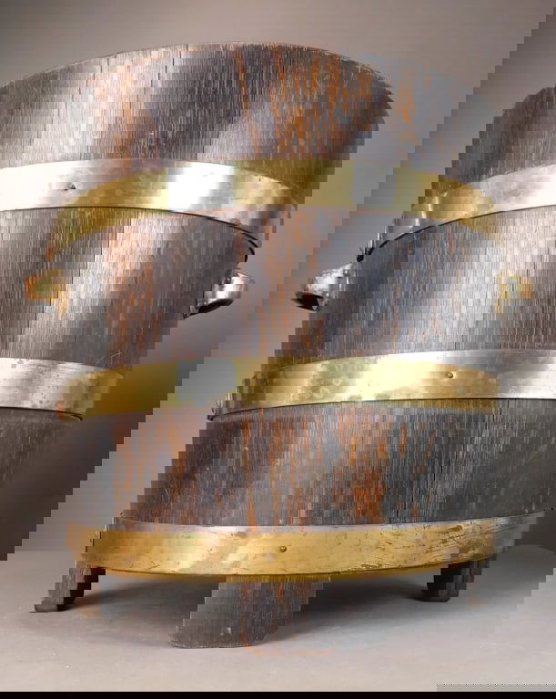 English 18th /19th C. Brass Bound Oak Bucket (1 of 4)