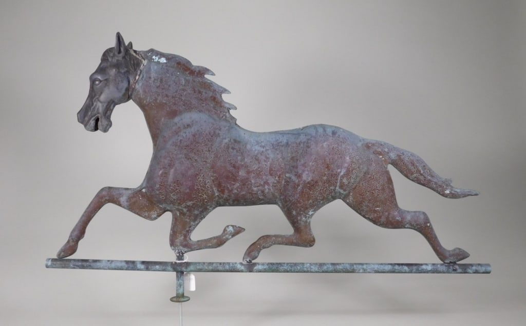 Copper and Zinc Horse Weathervane (1 of 3)