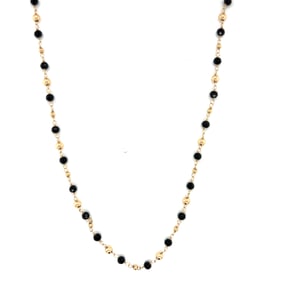 14k Gold Beaded Necklace
