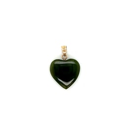 14k Gold Heart Charm