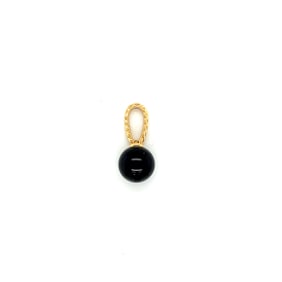 David Yurman 18k Gold Solari Onyx Pendant