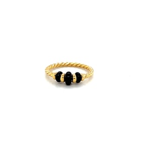 David Yurman 18k Rio Rondelle Ring