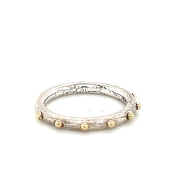 John Hardy 18k Gold and Sterling Silver Band