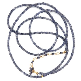 Anne Sportun 18k Iolite Wrap Bracelet/Necklace