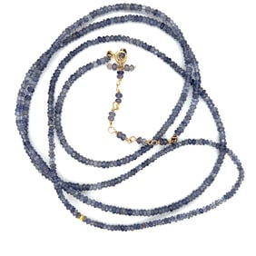 Anne Sportun 18k Iolite Wrap Bracelet/Necklace