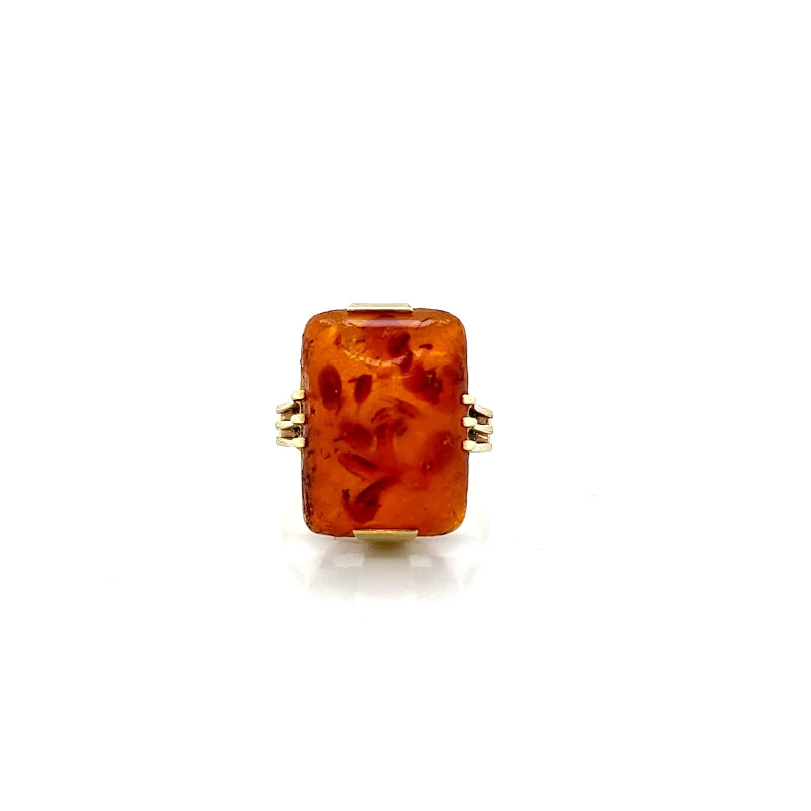 14k Gold Amber Ring (1 of 4)