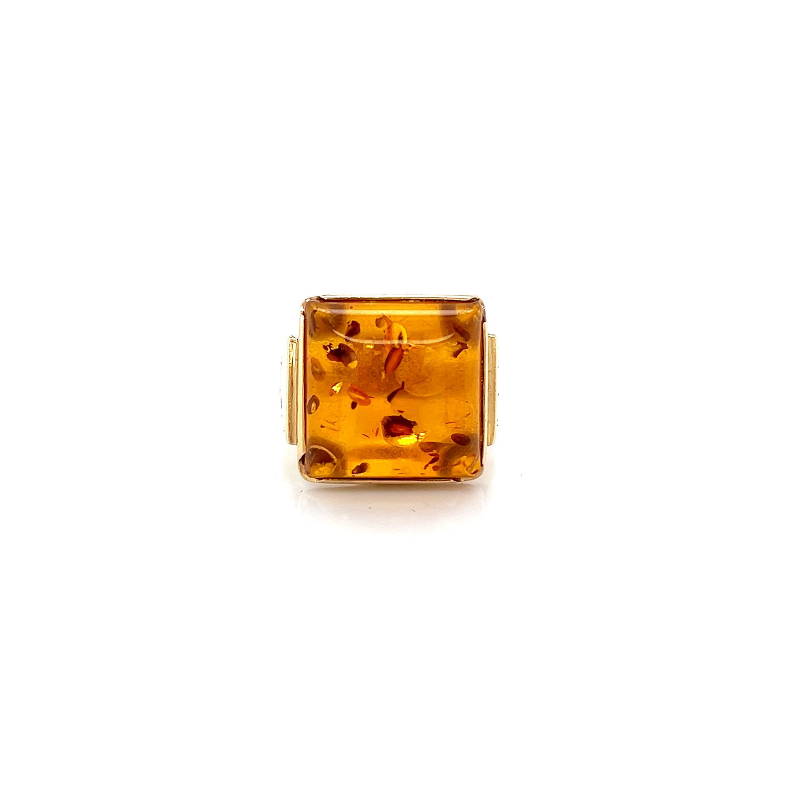 14k Soviet Amber Ring (1 of 4)