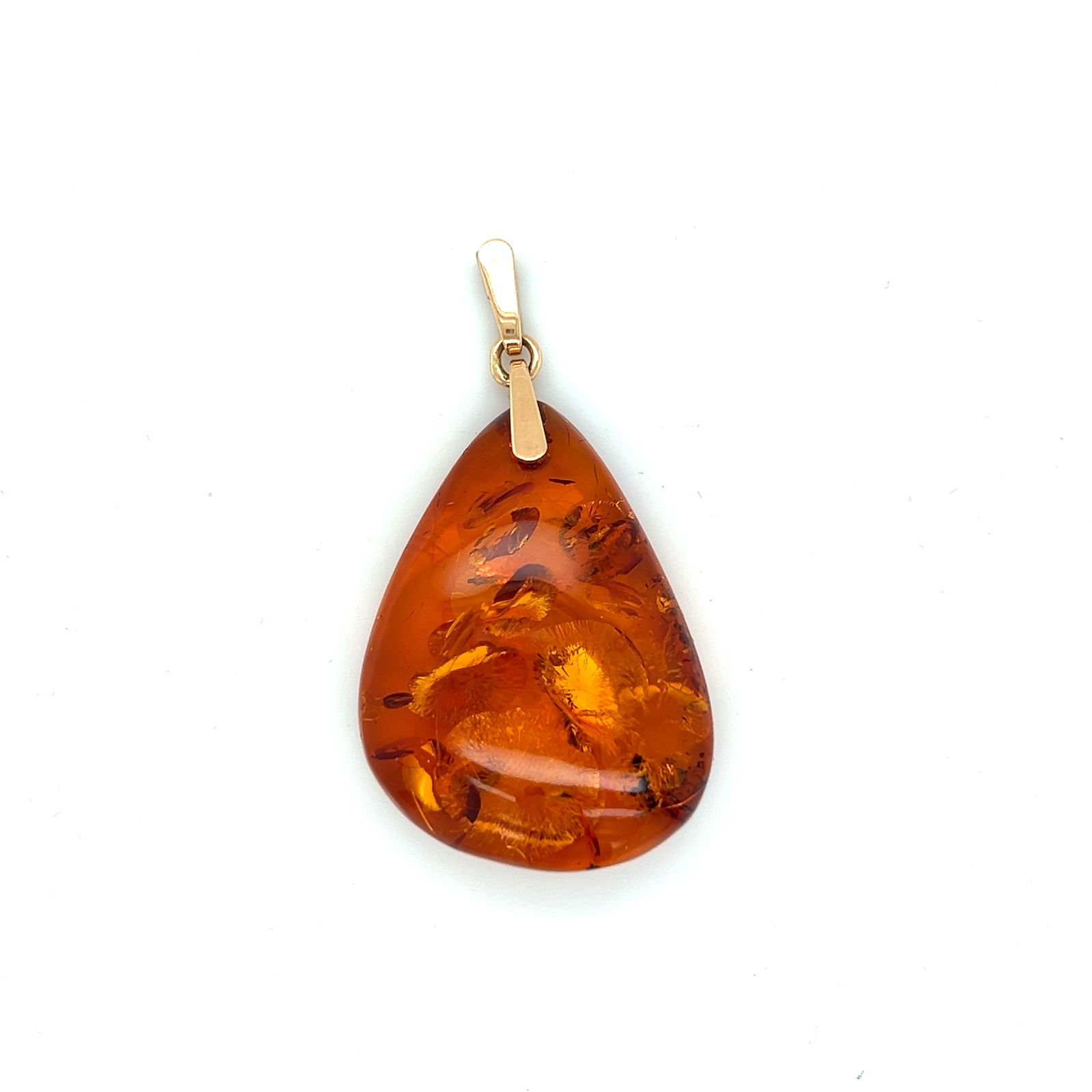 14k Gold Baltic Amber Pendant (1 of 3)