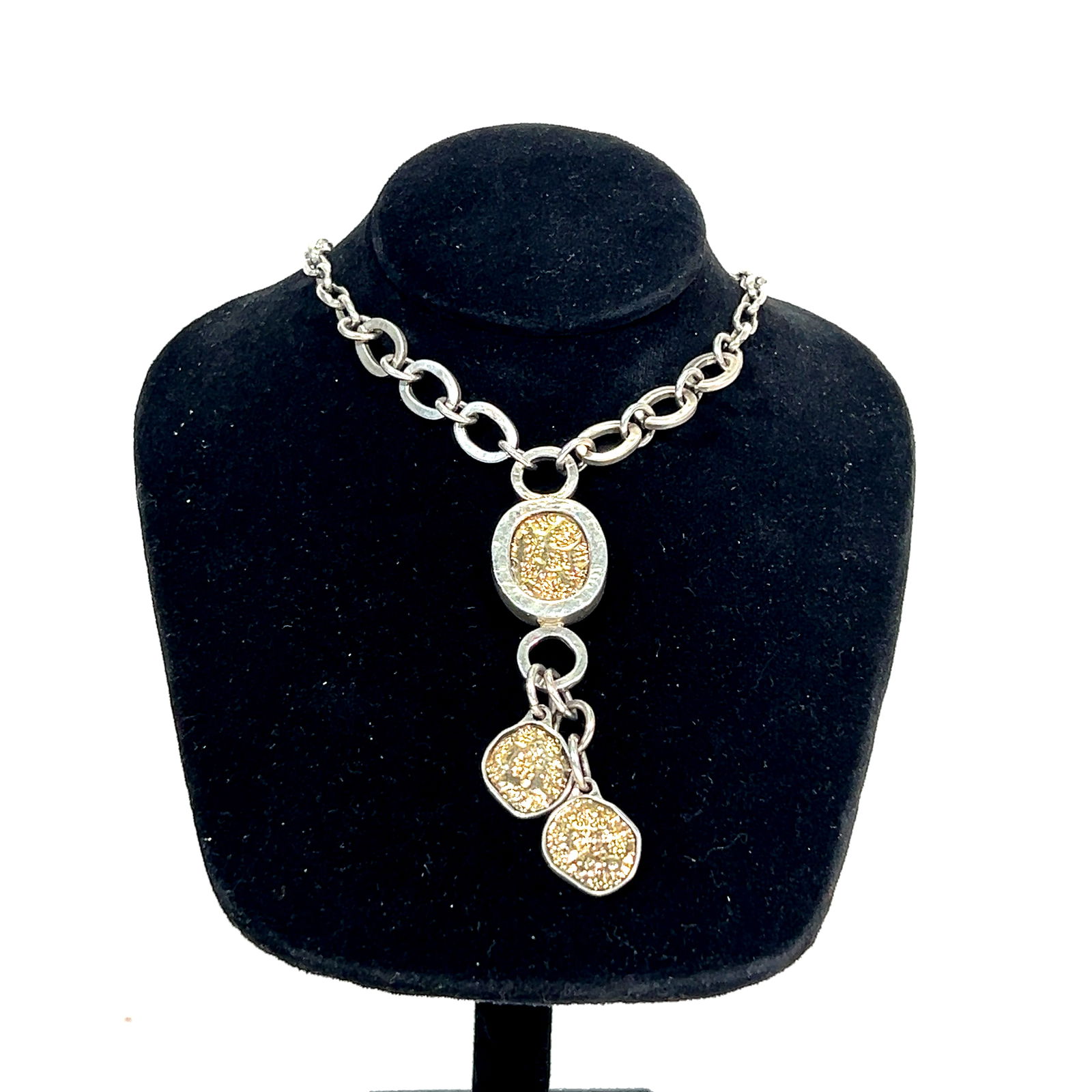 Ronjon Sterling SIlver & 14k Necklace (1 of 4)