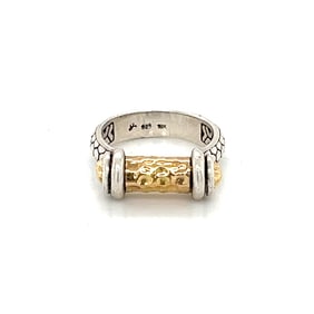 Samuel B. Sterling Silver 18k Bard Ring
