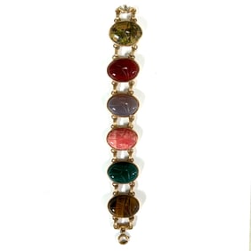 Gold Filled Scarab Bracelet
