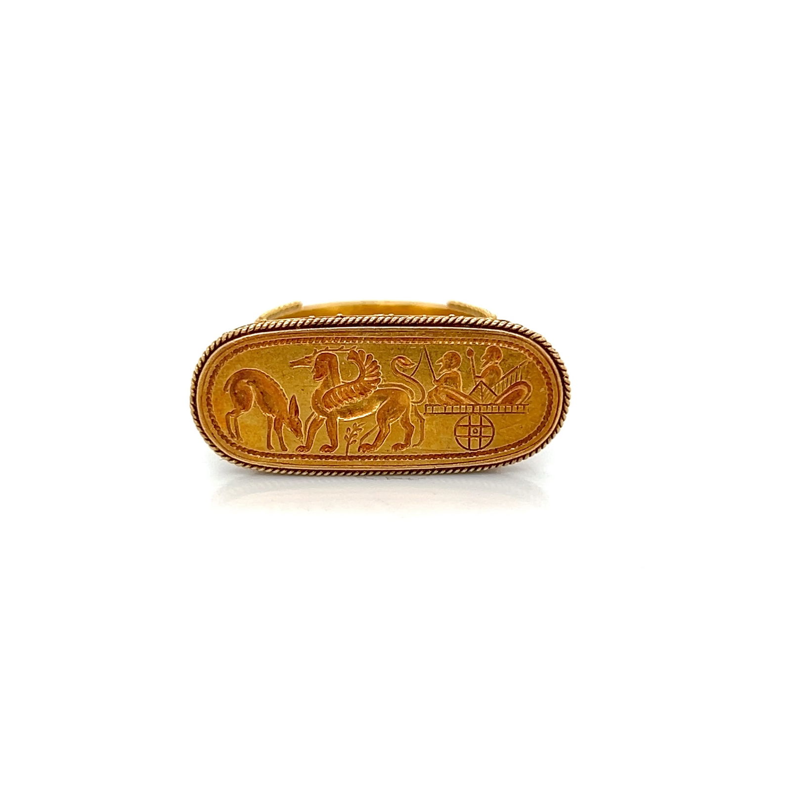 High Karat Gold Etruscan Ring (1 of 4)