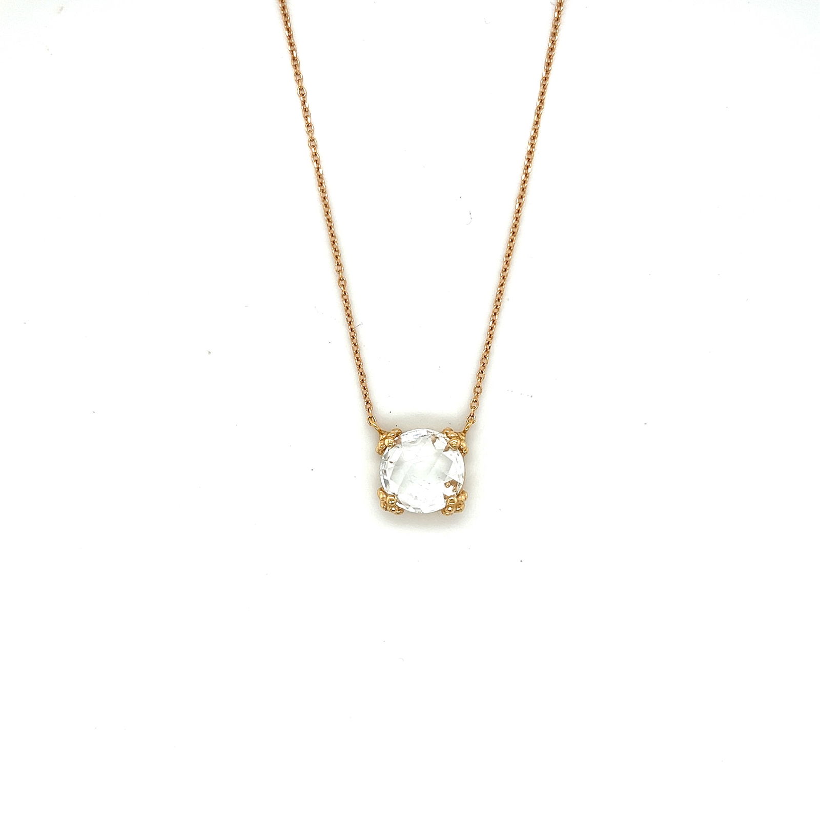 Anzi 14k Gold Topaz Dew Drop Necklace (1 of 2)
