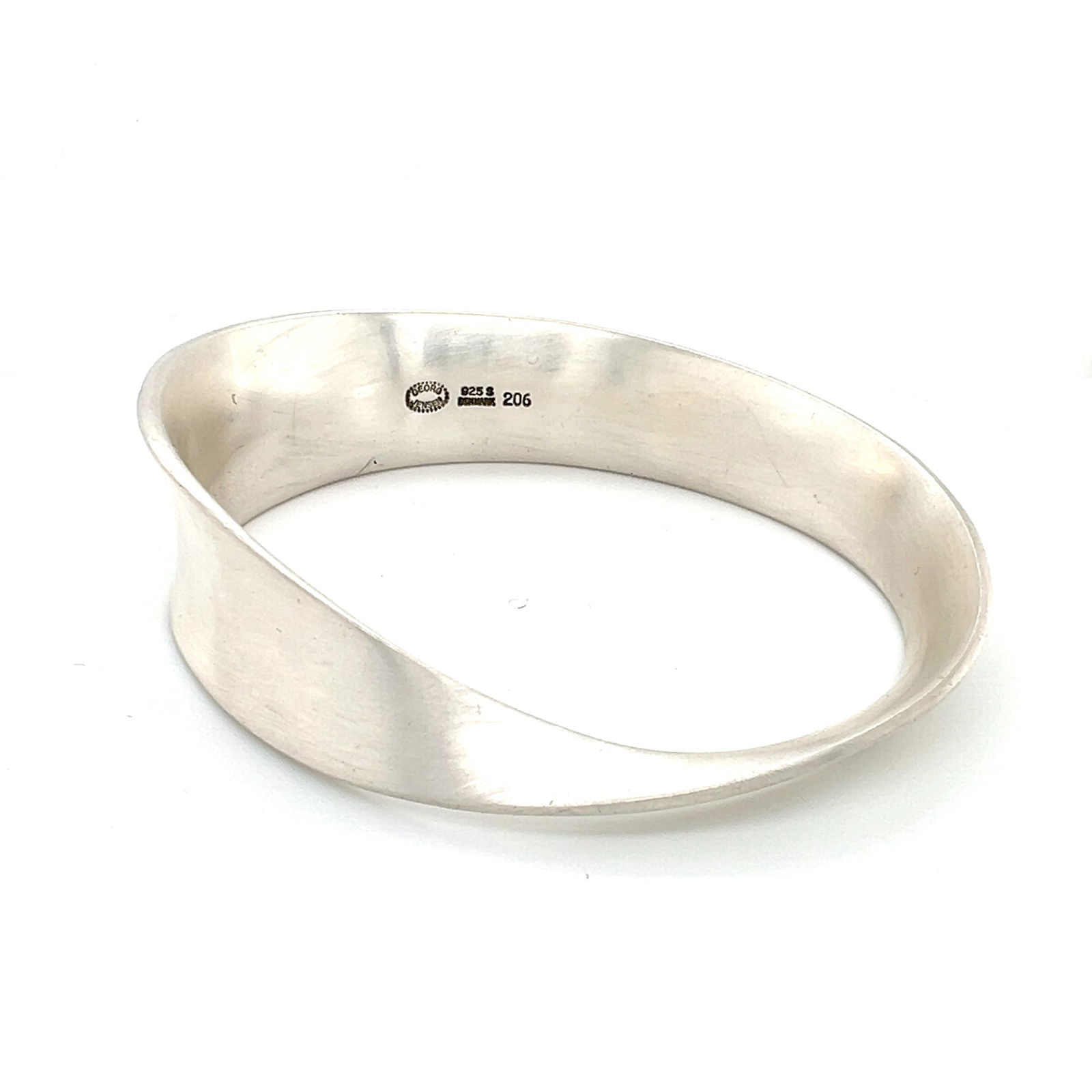 Georg Jensen Mobius Sterling Silver Bangle (1 of 4)