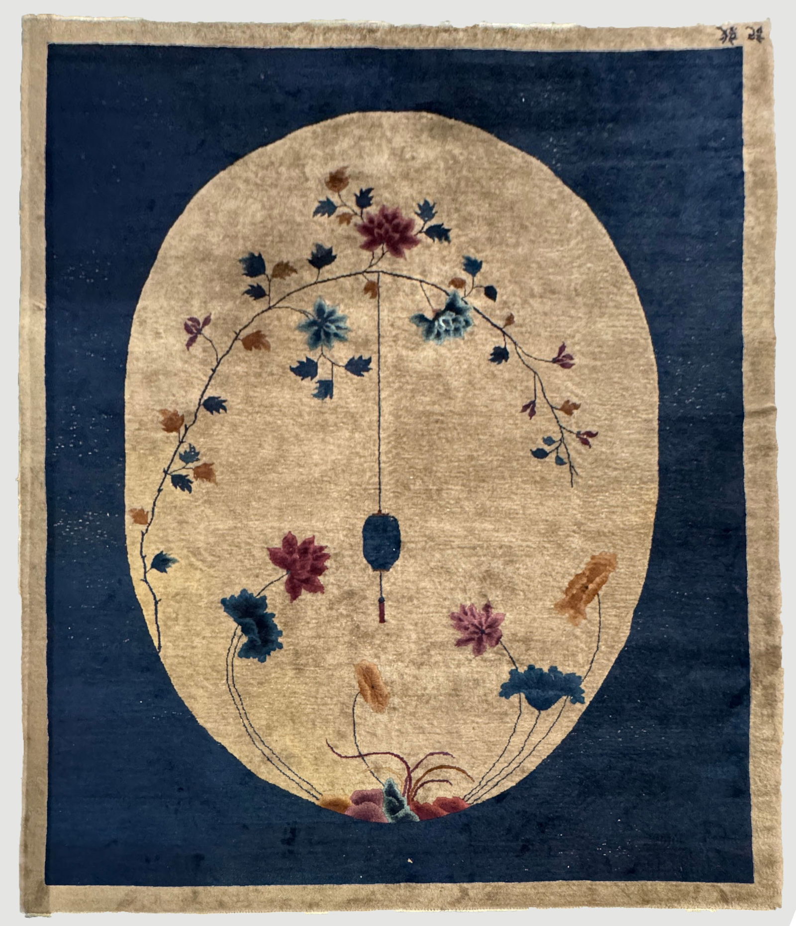 Antique Chinese Art Deco Carpet, Circa Early 20th Century (1 of 5)