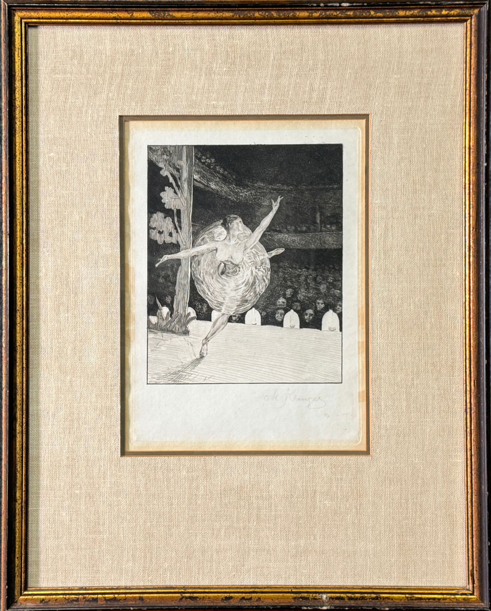 Etching by Max Klinger, For All (Für Alle): Etching and drypoint by Max Klinger (German, 1857-1920), For All (Für Alle), 1884, plate 8 from the series A Life (Ein Leben, Opus VIII)