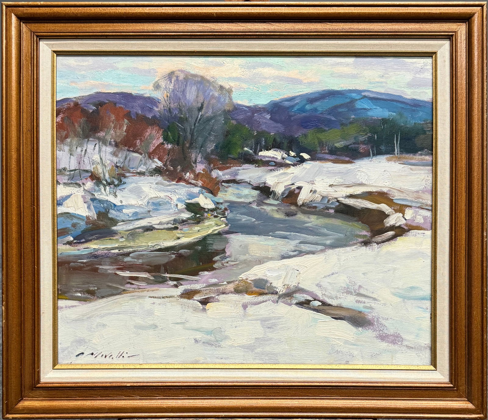 Oil on Canvas Painting by Charles Movalli (1 of 3)