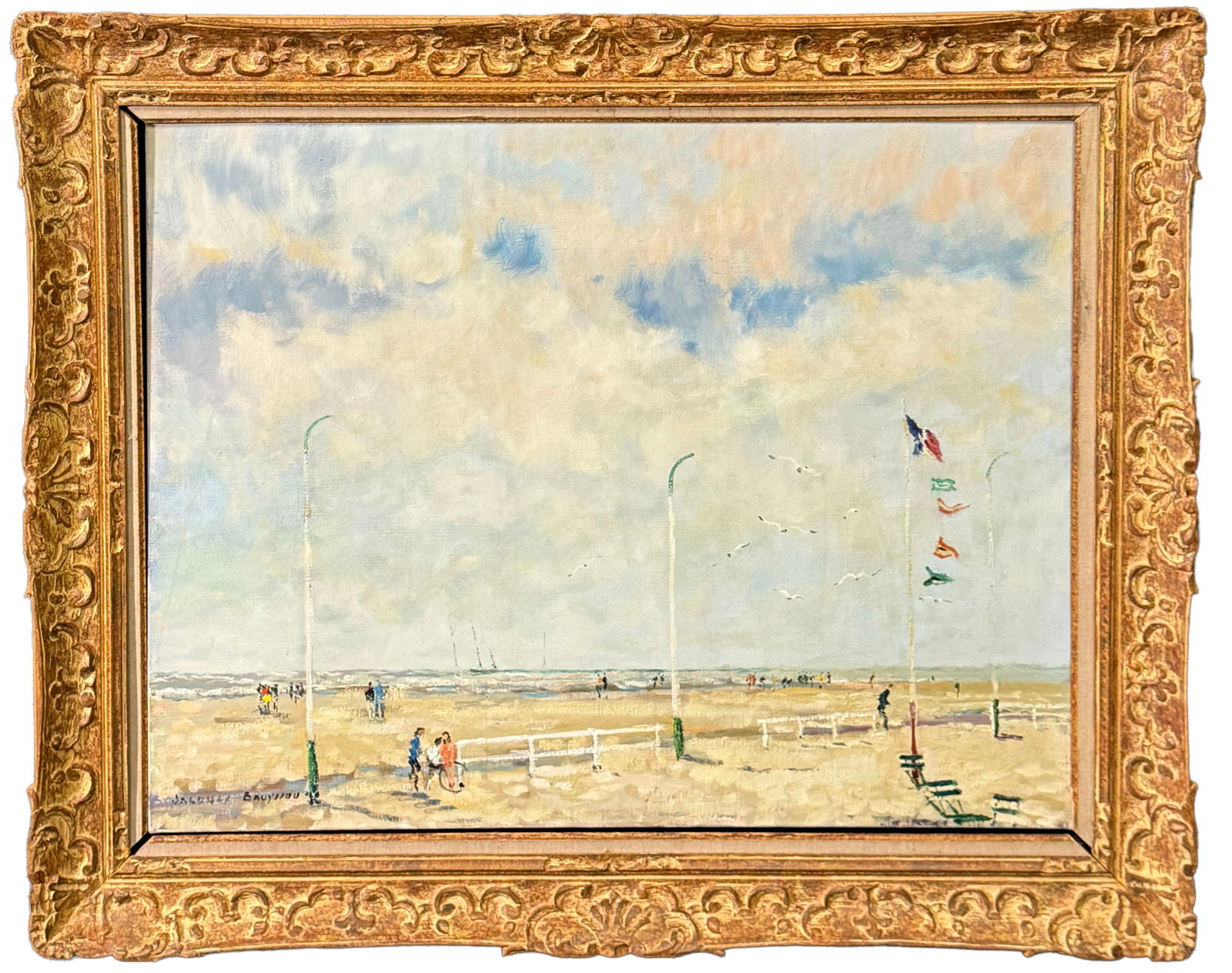 Oil on Canvas by Jacques Bouyssou, LesPlanche (1 of 3)