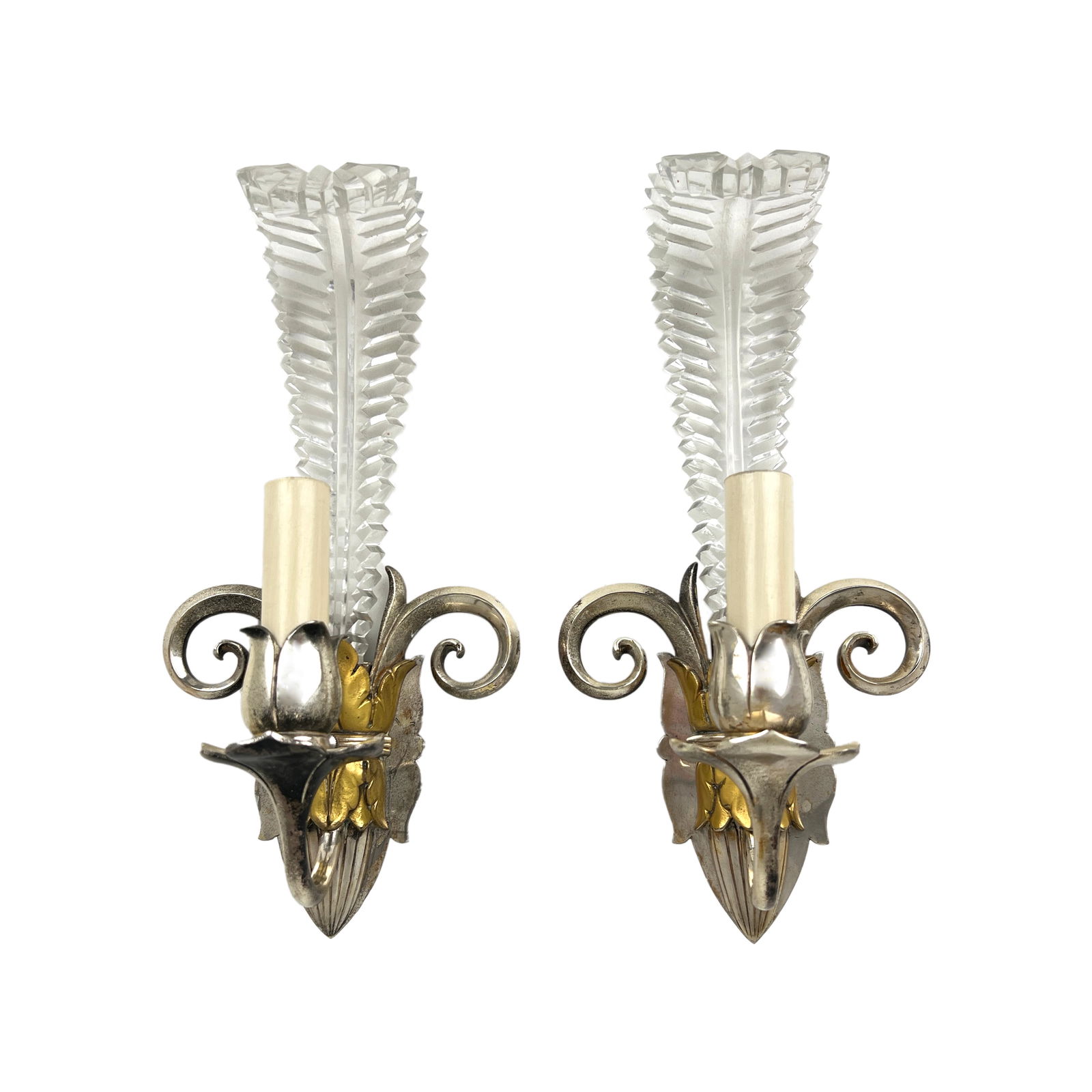 Pair Art Deco Wall Sconces (1 of 3)