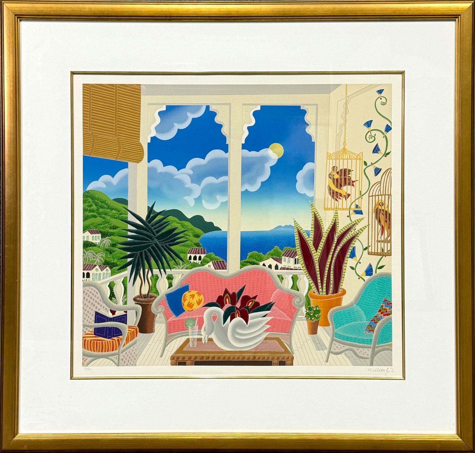 Serigraph by Thomas McKnight, St. Martin (1 of 4)