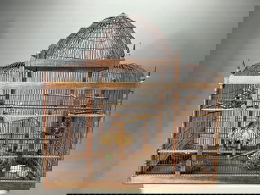 Victorian Wired Dome Top Birdcage