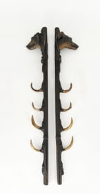 Pair of Black Forest Gun Holders