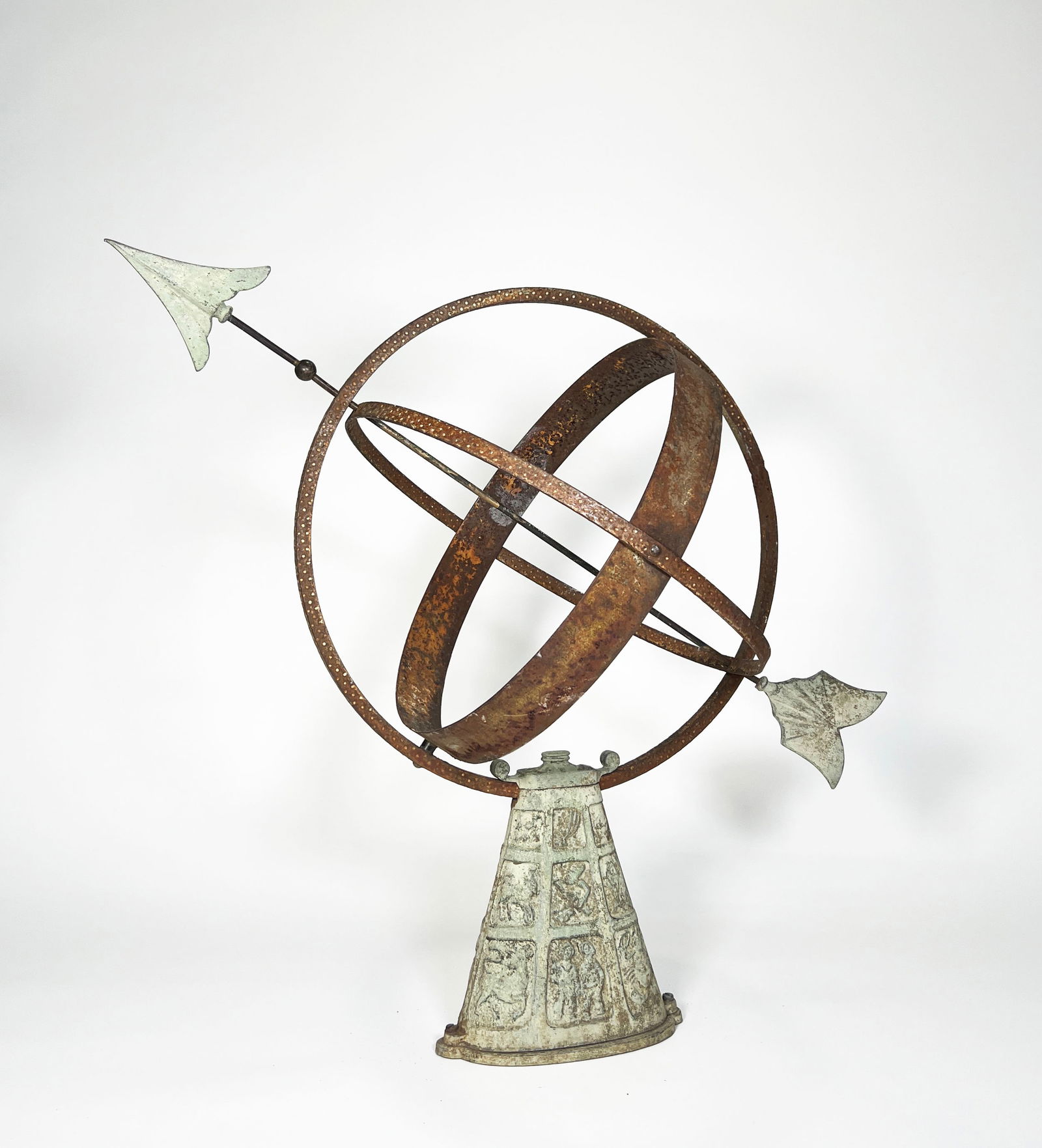 Swedish Armillary Sundial with Zodiac Base (1 of 3)