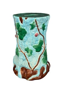 Holdcraft Majolica Tree Stump Garden Seat