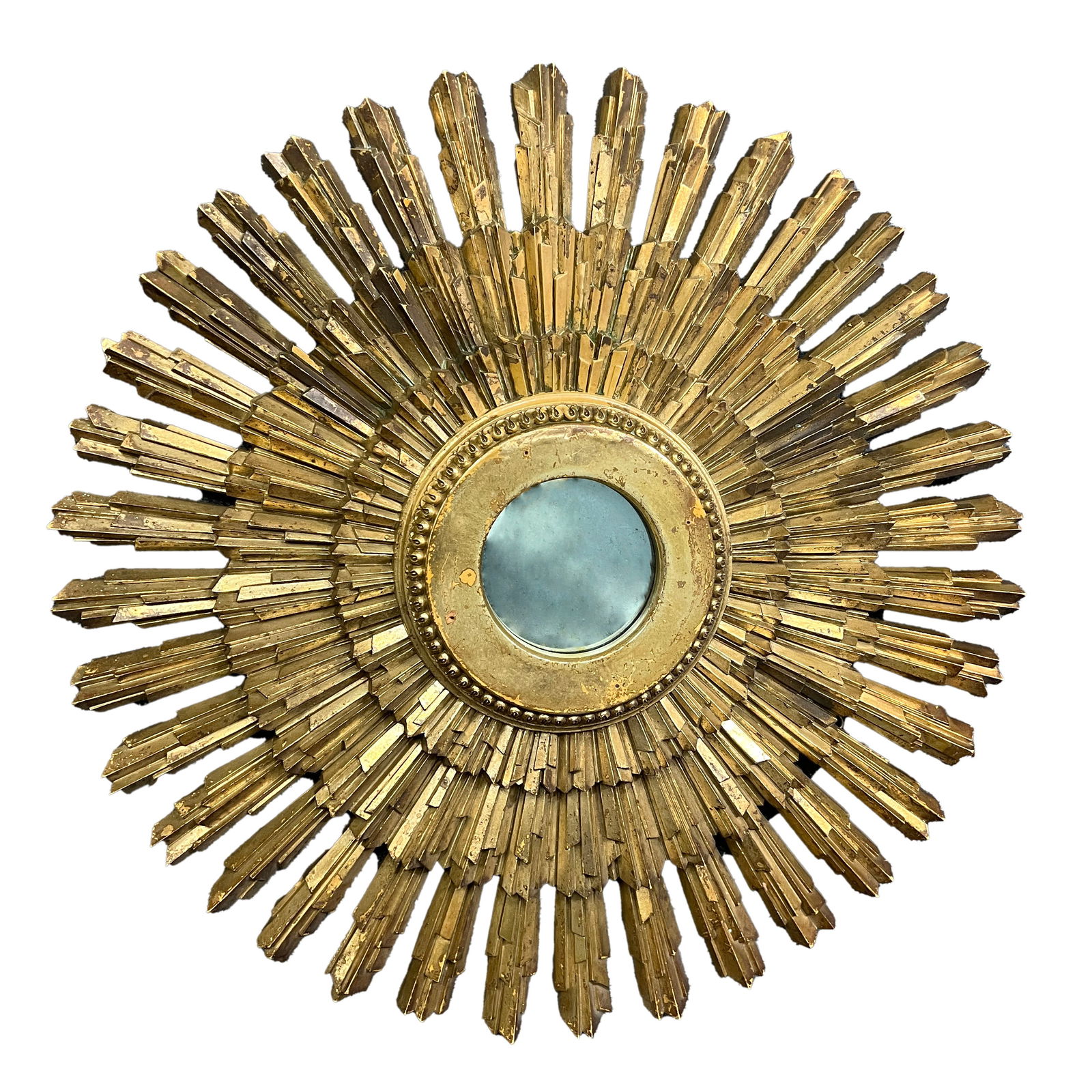 Mid-Century Giltwood Sunburst Mirror (1 of 2)